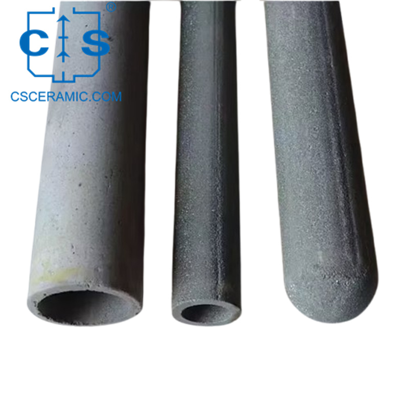 high-temperature silicon carbide tubes