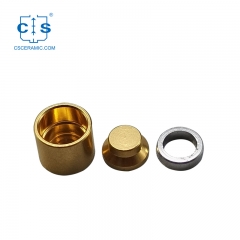30μl  Disposable high pressure crucible with lid/seal gold plated  for Setaram